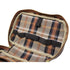 Floto Italian Positano leather drop bottom dopp travel kit bag brown inside 3